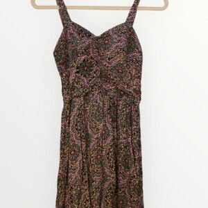 Multicolor Paisley Women's Dress